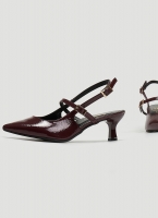Γόβες Slingback λουστρίνι TFP