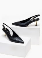 Slingback γόβες με pattern CORINA