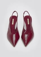 Slingback γόβες μυτερές CORINA