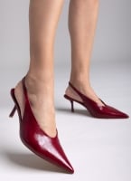 Slingback γόβες μυτερές CORINA