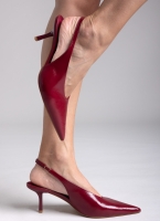 Slingback γόβες μυτερές CORINA