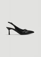 Γόβες slingback μυτερές με ζωνάκι TFP