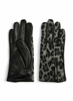 Smartgloves δερμάτινα με print PIECES 17152648