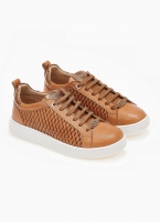 Sneakers δερμάτινα με διάτρητο σχέδιο Carmela 160797