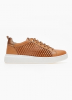 Sneakers δερμάτινα με διάτρητο σχέδιο Carmela 160797