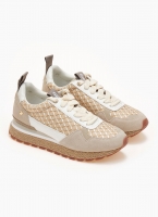 Sneakers δερμάτινα με συνδυασμό υλικών GIOSEPPO