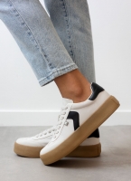 Sneakers flatforms με διχρωμία Xti 142953
