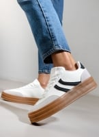 Sneakers flatforms με ψηλή σόλα ERYNN