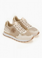 Sneakers με glitter ύφασμα Xti 142374