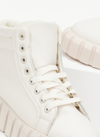 Sneakers μποτάκια με σχέδιο στη σόλα