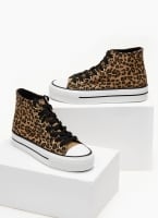 Sneakers μποτάκια πάνινα