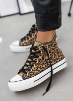 Sneakers μποτάκια πάνινα