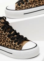 Sneakers μποτάκια πάνινα