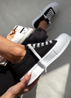 Sneakers πάνινα με διπλή σόλα