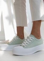 Sneakers πάνινα με διπλή σόλα