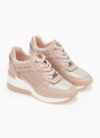 Sneakers wedges με στρας Xti 141154