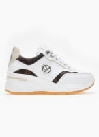 Sneakers wedges με σχέδιο