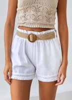 Σορτς boho με λινό