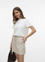 Σορτς ψηλόμεσο με λινό Vero Moda 10321625