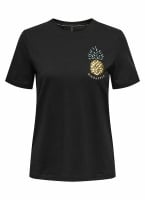 T-shirt με ανανά και παγιέτες ONLY 15346726