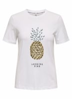 T-shirt με ανανά ONLY 15346726