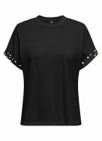 T-shirt με πέρλες ONLY 15346733