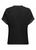 T-shirt με πέρλες ONLY 15346733