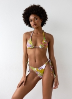 Three pieces bikini set tropical