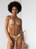 Three pieces bikini set tropical