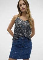 Τοπ βραδινό με παγέτες Vero Moda 10317121