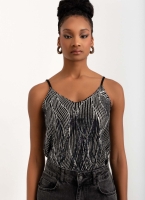 Τοπ βραδινό με παγέτες Vero Moda 10317121
