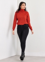 Τζιν skinny ψηλόμεσο