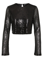 Crop top με παγιέτες Vero Moda 10305497