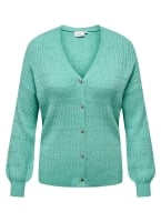 Ζακέτα πλεκτή με κουμπιά καρδιές Carmakoma Plus size 15311472