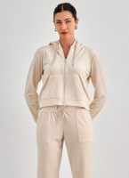Ζακέτα velvet με κουκούλα Vero Moda 10294074