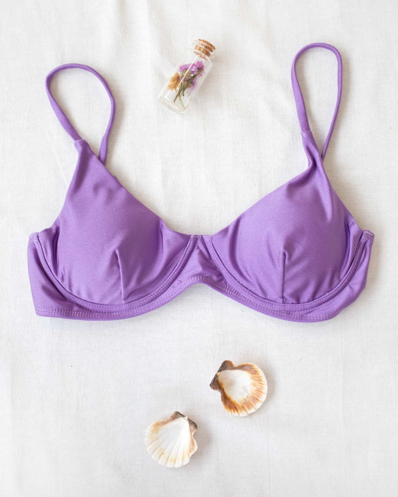 Basic bikini top με μπανέλα