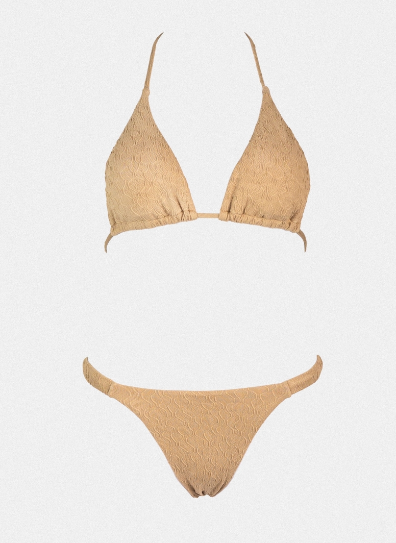 Bikini Set με ανάγλυφο σχέδιο