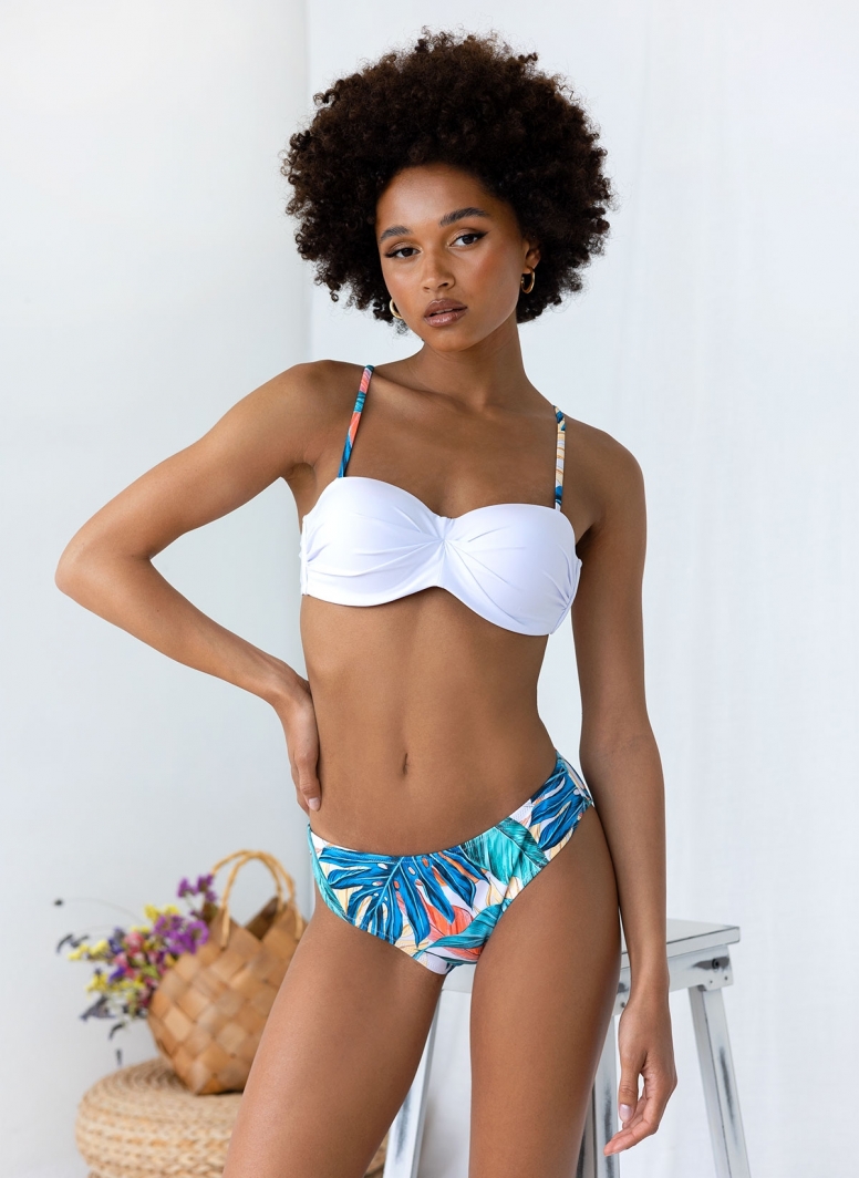 Bikini Set με print φύλλα