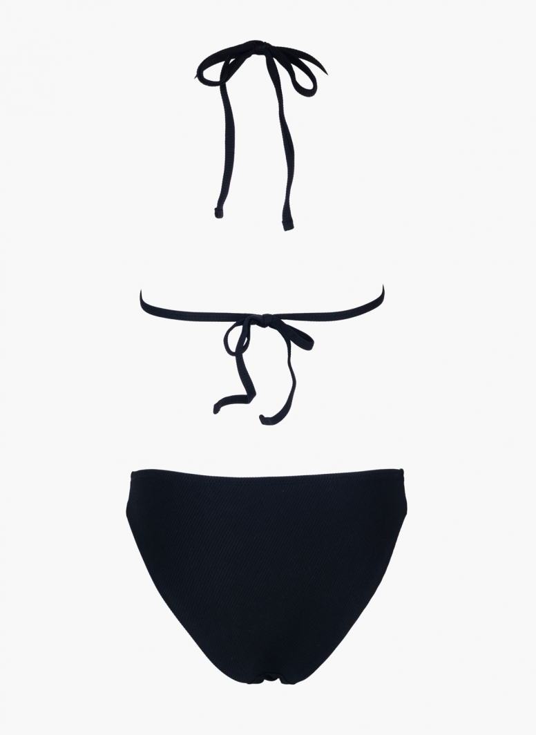 Bikini Set ribbed με τριγωνάκι