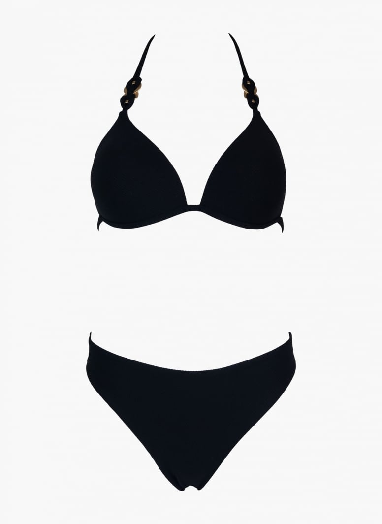 Bikini Set ribbed με τριγωνάκι