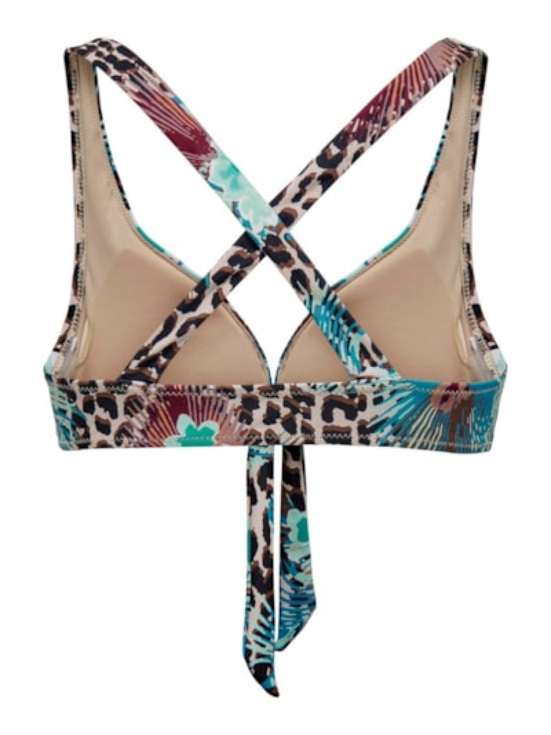 Bikini top με print ONLY 15283164