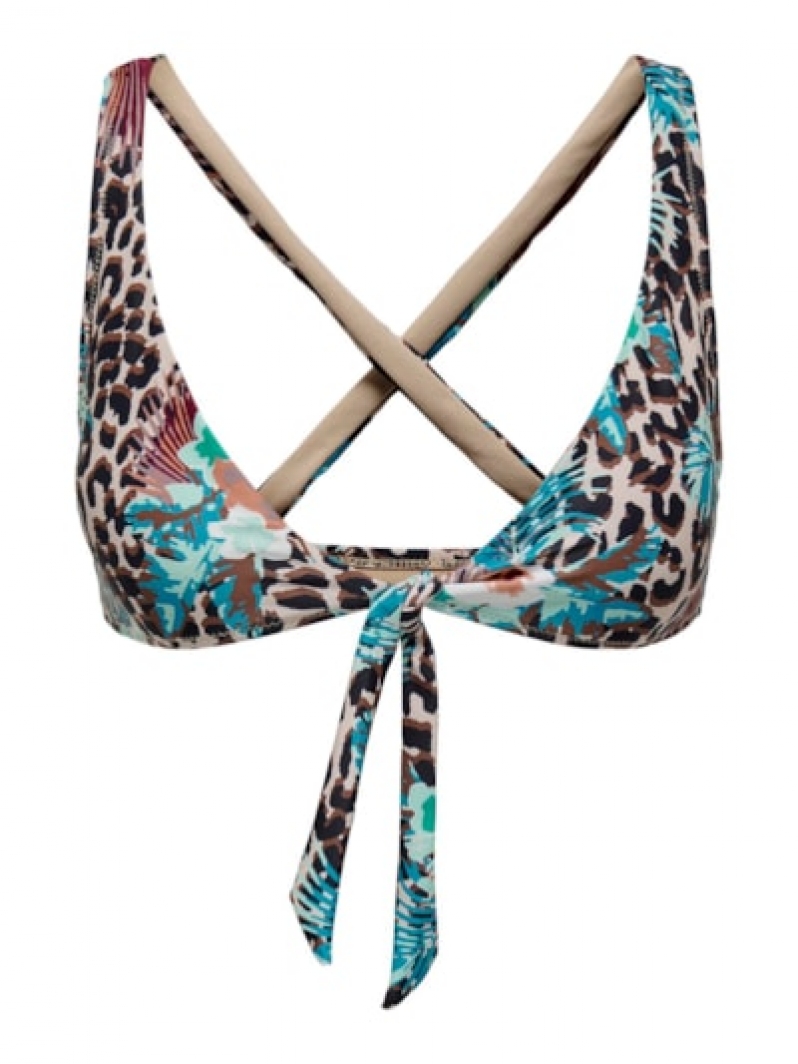 Bikini top με print ONLY 15283164