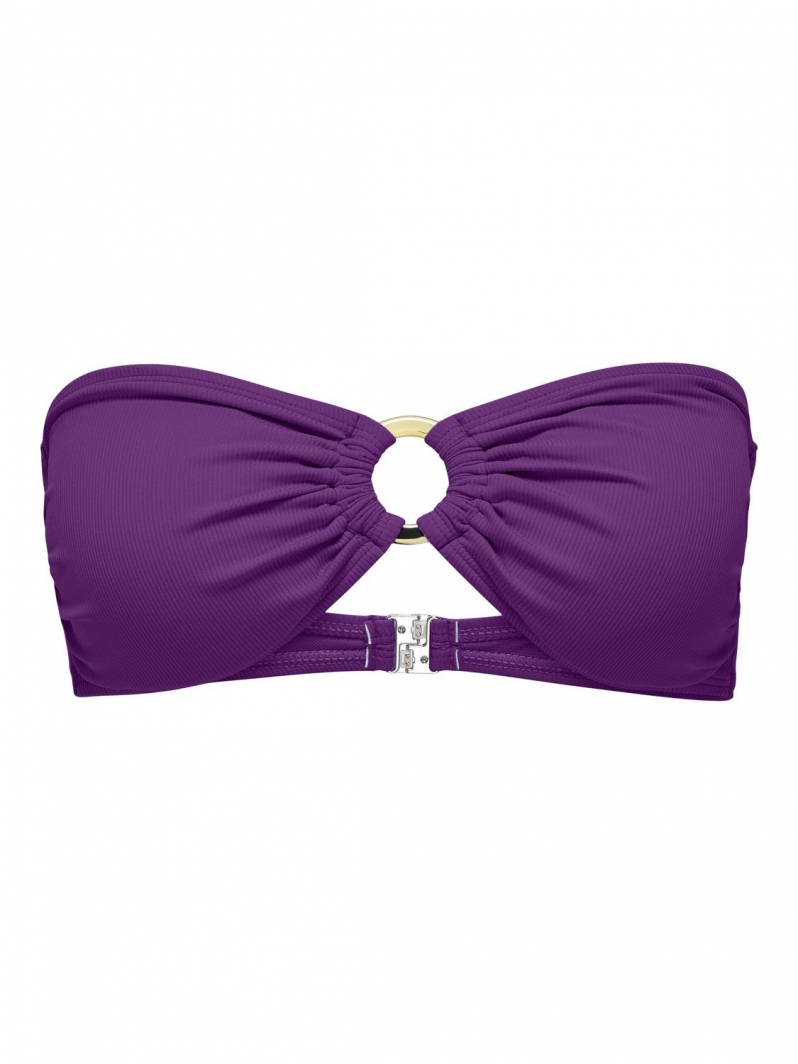 Bikini top ριμπ με κρίκο ONLY 15314668