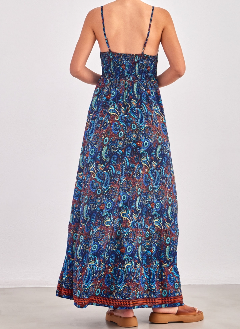 Boho φόρεμα με λαχούρια