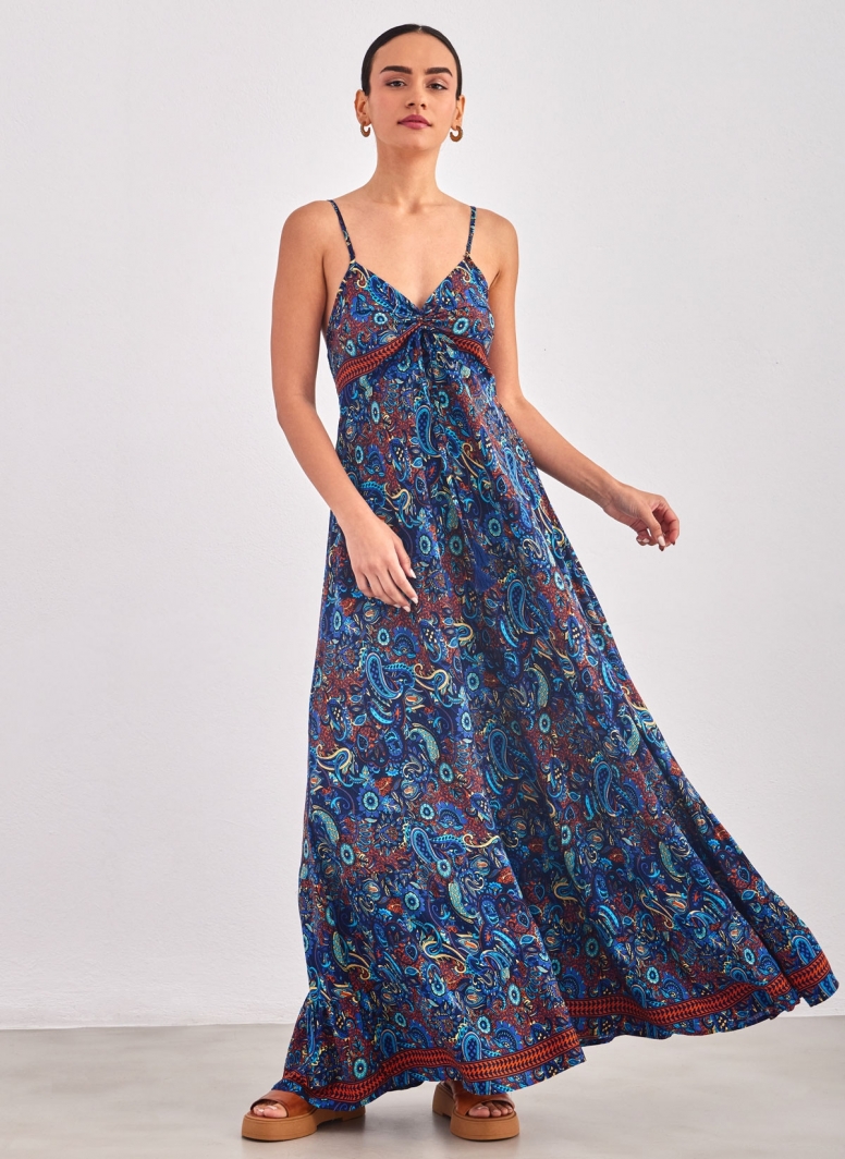 Boho φόρεμα με λαχούρια