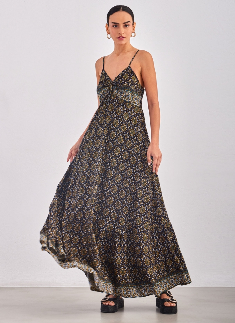 Boho φόρεμα με λαχούρια
