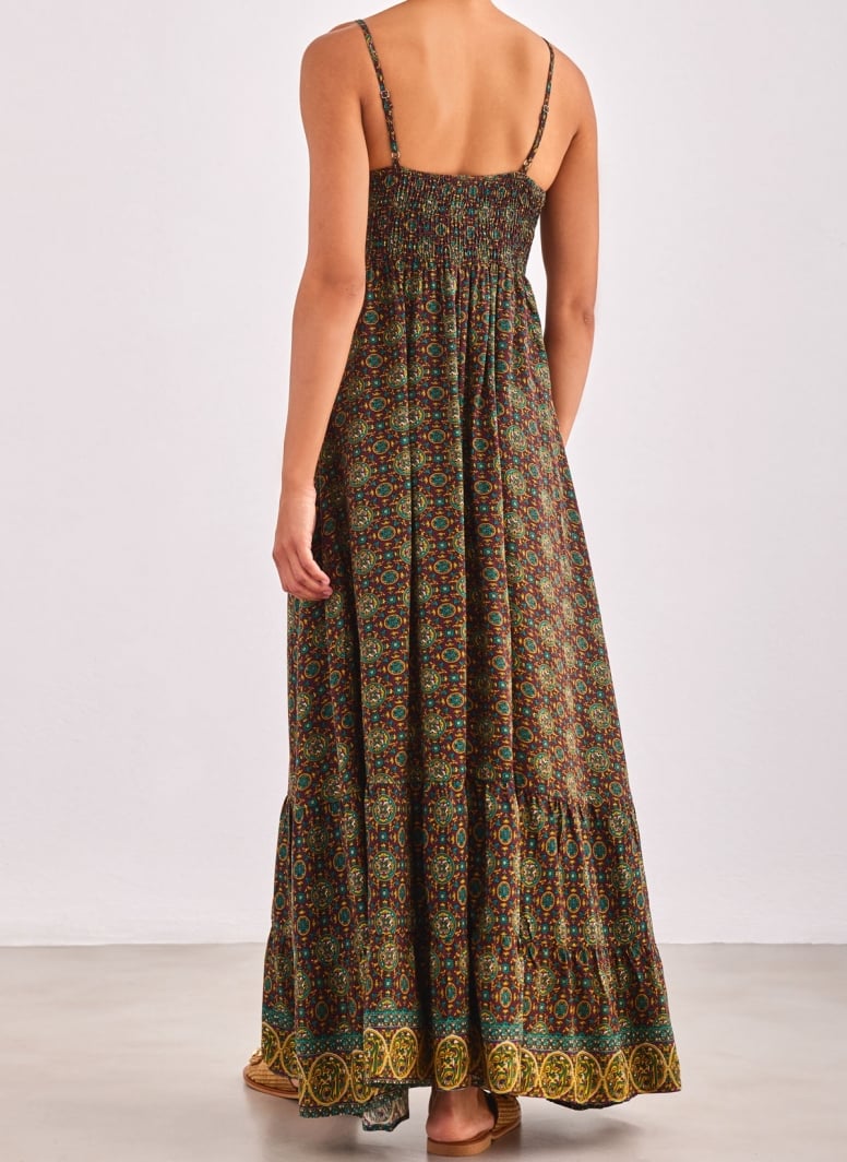 Boho φόρεμα με λαχούρια
