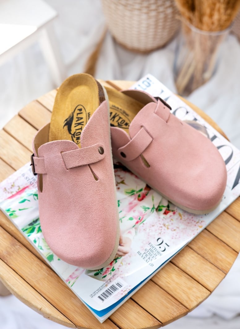 Clogs ανατομικά από δέρμα καστόρι Plakton 181539