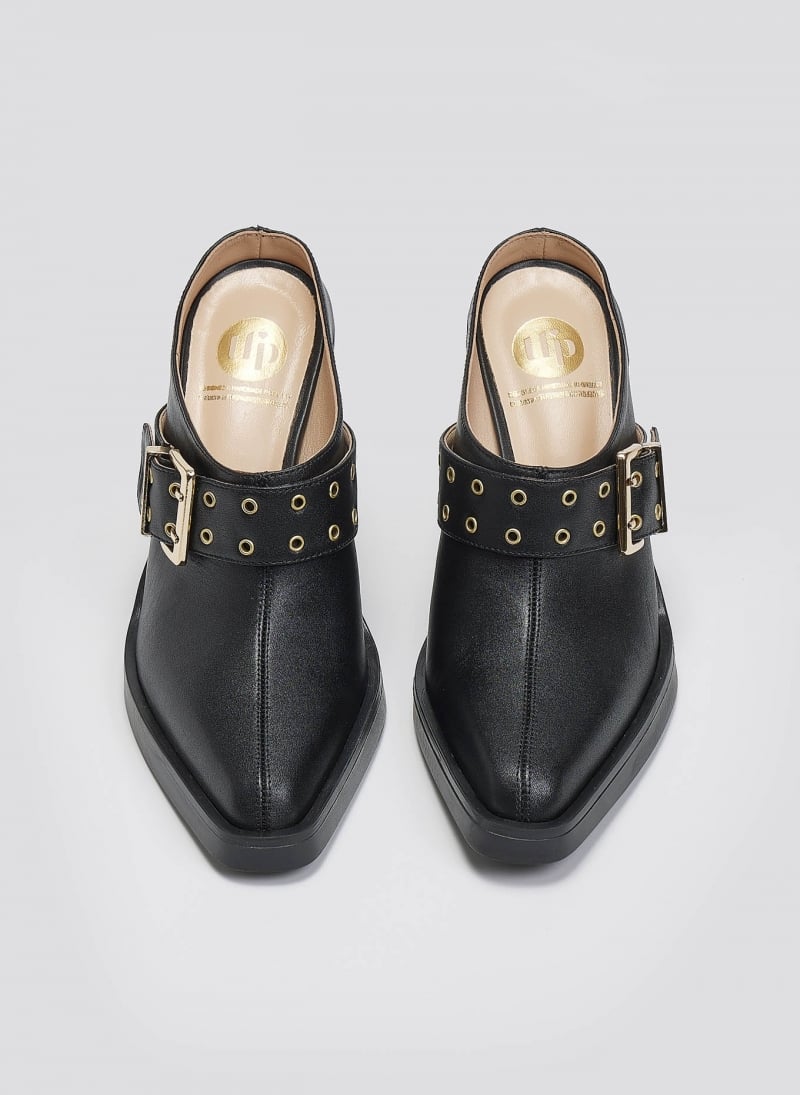 Clogs δερμάτινα με τοκά TFP