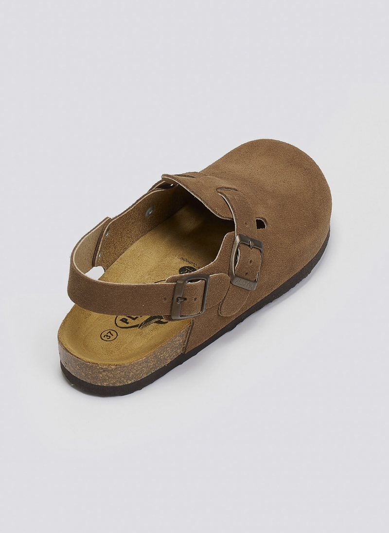 Clogs καστόρινα με λουράκι Plakton 181546